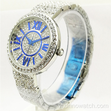 Đồng hồ đeo tay đồ trang sức đầy đá của Lady-Out